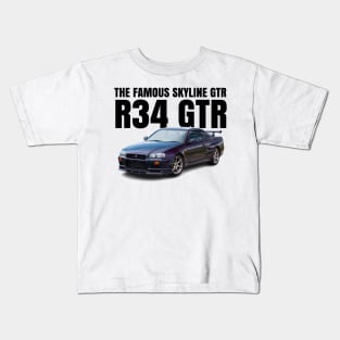 R34 GTR Kids T-Shirt